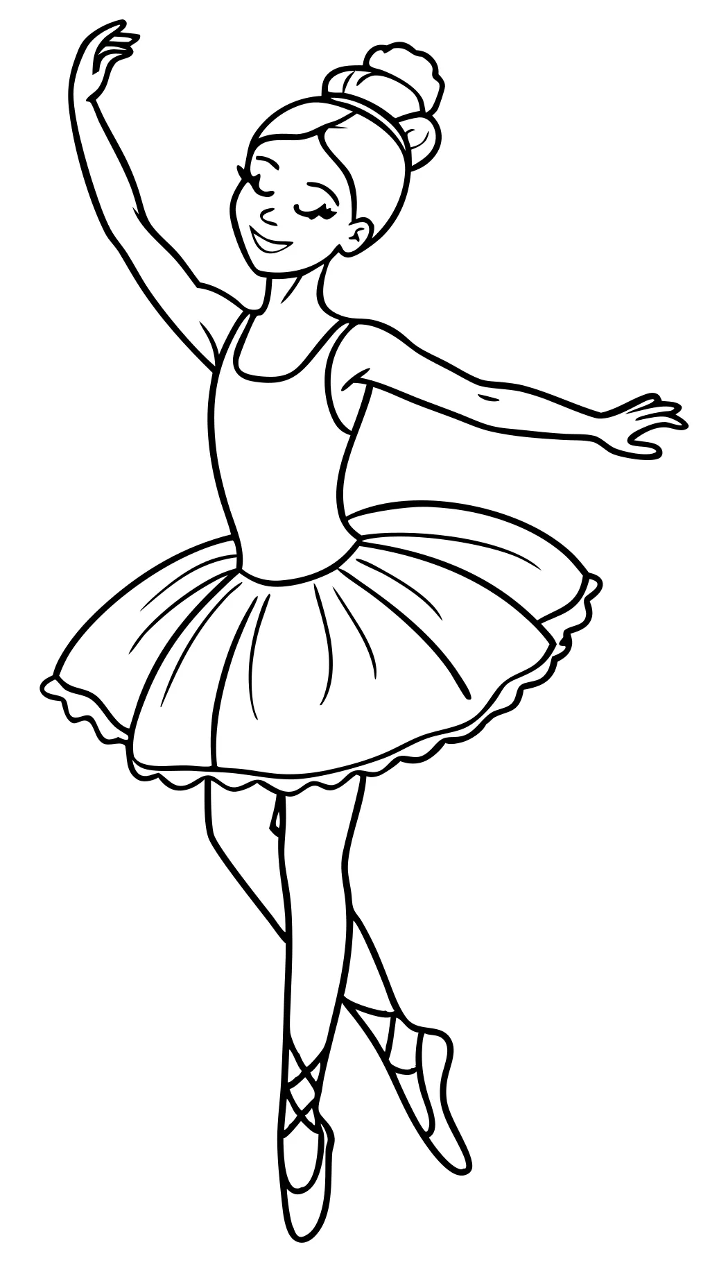 coloriages de ballerine